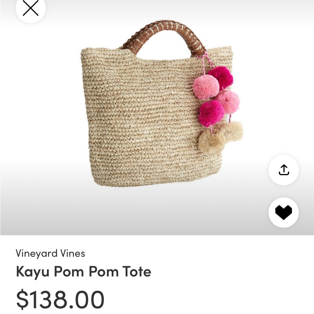 Kayu x Vineyard Vines Straw Handbang